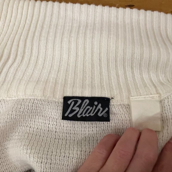Vintage 70's Blair Knit Sweater Cardigan-Sz L - Picture 5 of 5